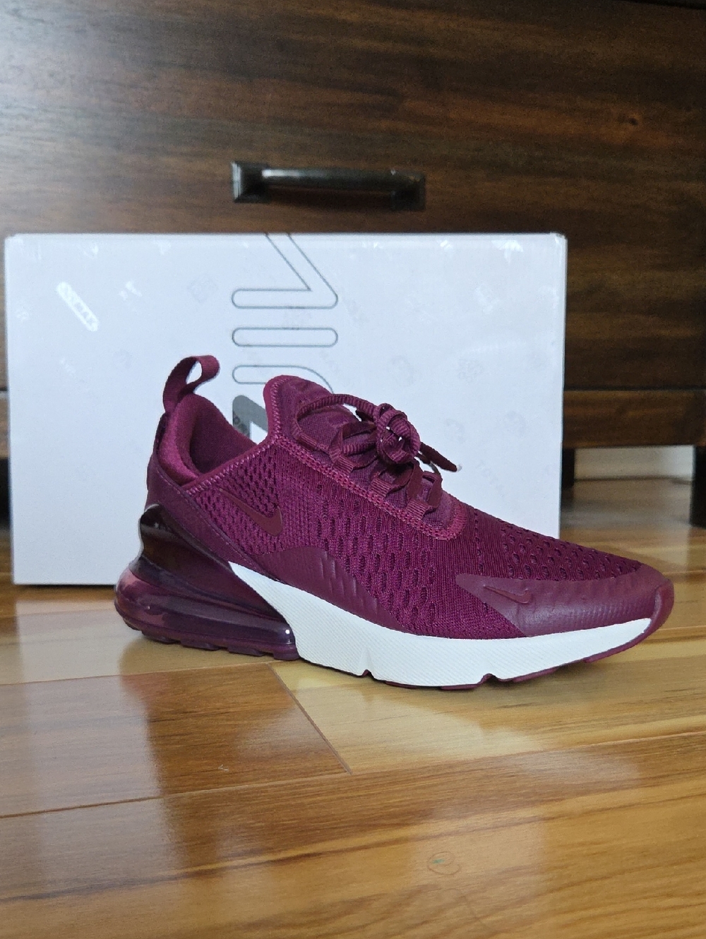Nike Women's Bordeaux Air Max 270 Sneakers